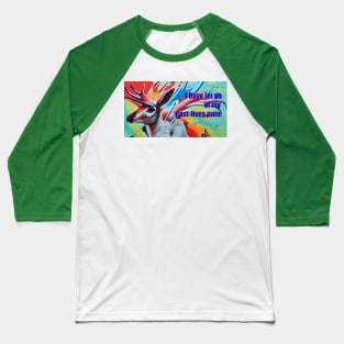 Freedom mantra with exuberant freedom expressing antelope Baseball T-Shirt